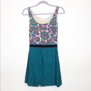 RACHEL Rachel Roy Paisley Open Back Dress